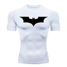 BatForce Compression Shirt White/Black