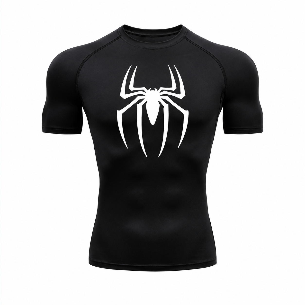 SpiderForce Compression Shirt Black/White