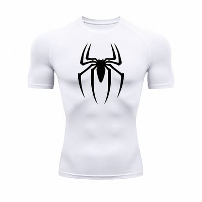 SpiderForce Compression Shirt White/Black