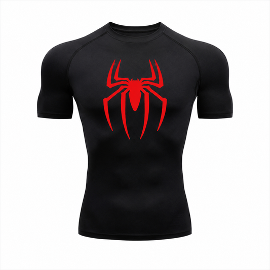 SpiderForce Compression Shirt Black/Red