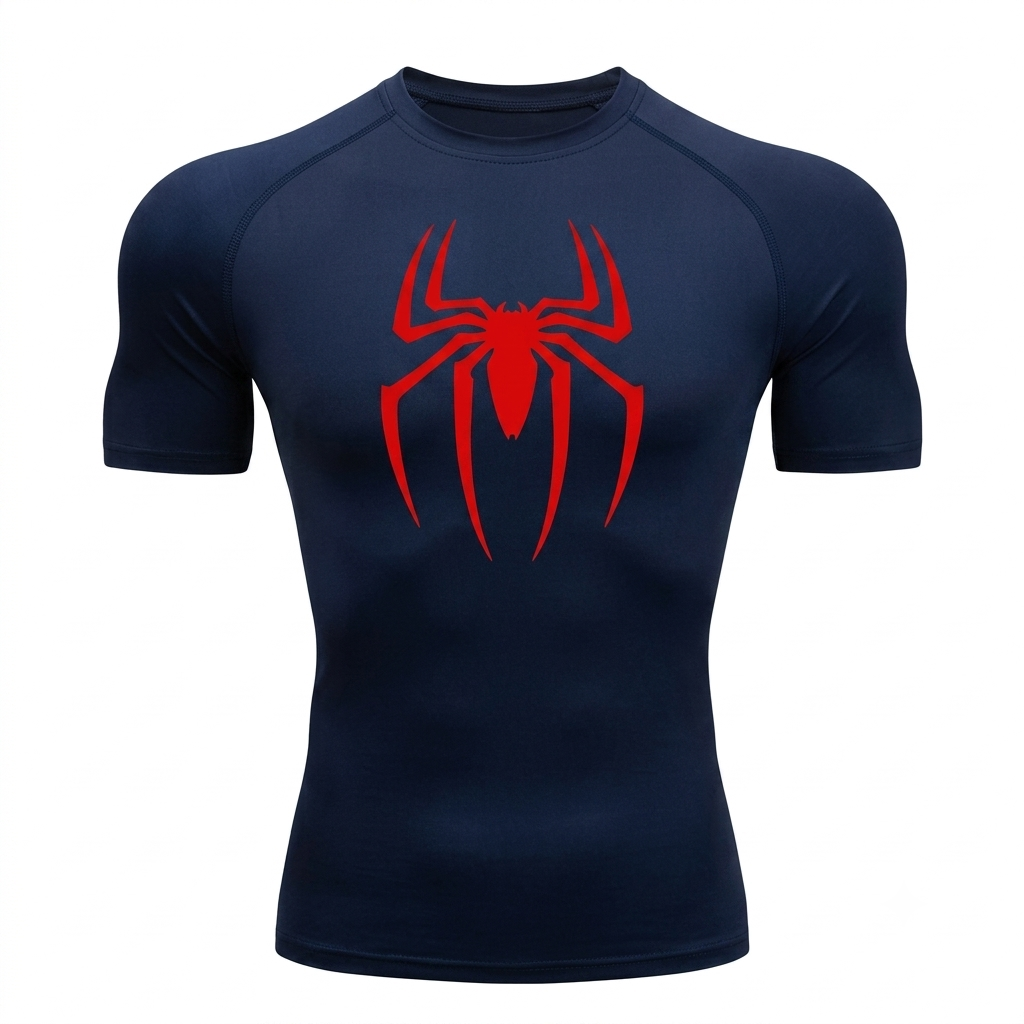 SpiderForce Compression Shirt Blue/Red
