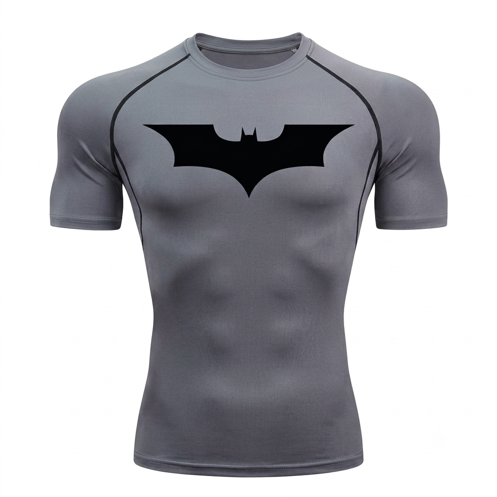 BatForce Compression Shirt Grey/Black