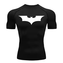 BatForce Compression Shirt Black/White