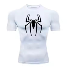 SpiderForce Compression Shirt White/Black