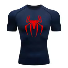 SpiderForce Compression Shirt Blue/Red